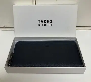 TAKEO KIKUCHI 네이비 장지갑