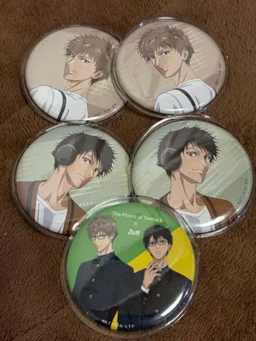 오시타리 켄야 자이젠 히카루 캔뱃지