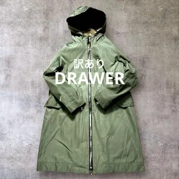 드로어 하자품 나일론 더블 지퍼 디자인 마운틴 파카