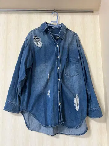 JEANASIS 데미지 데님 자켓