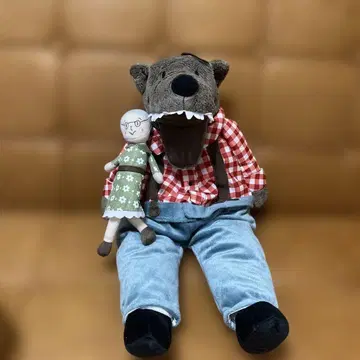 [ IKEA ] 빨간 망토 늑대와 할머니 봉제 인형