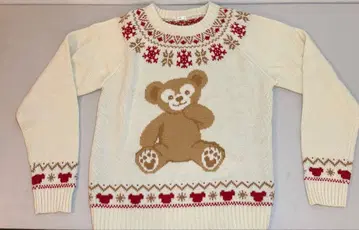 더피 디자인 니트 스웨터 아이보리 S 사이즈