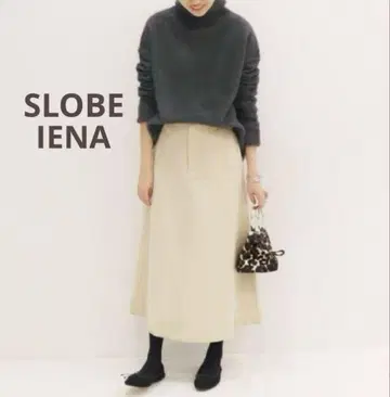 [ 컨디션 최상 ] SLOBE IENA 울 스트레치 머메이드 스커트