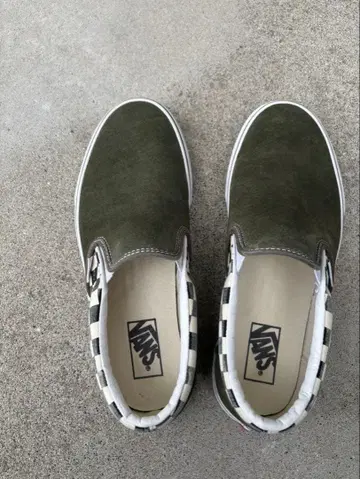 Vans 슬립온 올리브