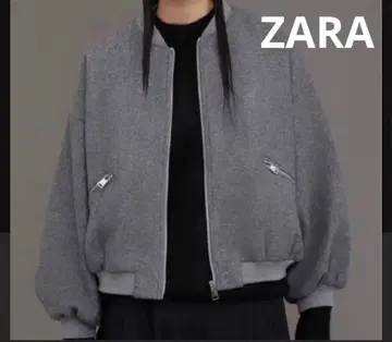 ZARA 봄버 자켓 그레이 S 사이즈