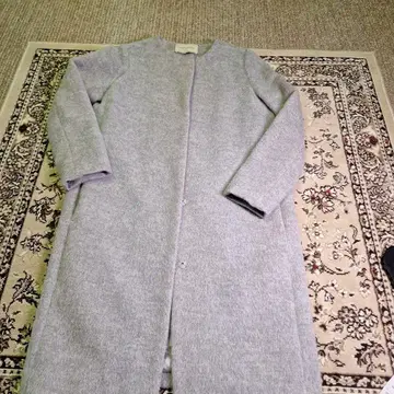 알파카 UNITED ARROWS 그레이 롱 코트