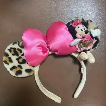 디즈니 레오파드 무늬 머리띠