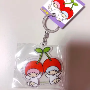 산리오 키키라라 야마가타 한정판 체리 키링 고토치 키티