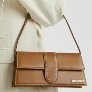 Jacquemus 자크 뮈스 반비노 롱 브라운 핸드백