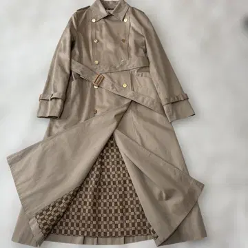 [ 새상품급 ] 23구 온워드 트렌치 코트 골드 버튼 베이지