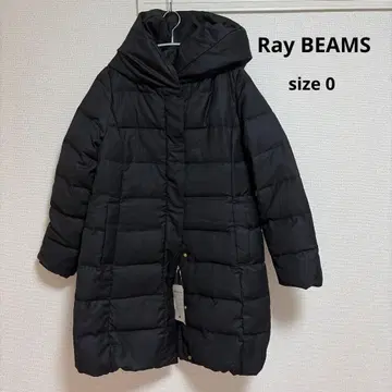 Ray BEAMS 다운 자켓 블랙 0 사이즈 새상품