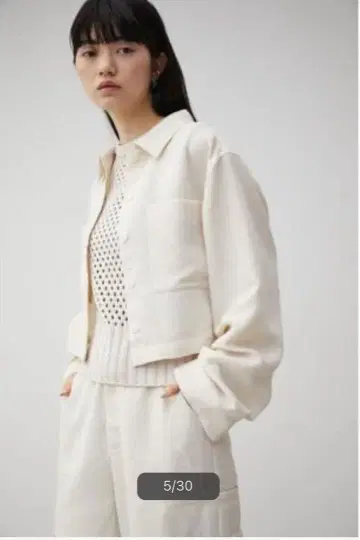 AZULBYMOUSSY MESH LIKE WIDE SLEEVE SHIRT