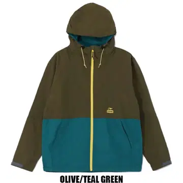 CHUMS 마운틴 파카 올리브/틸 그린