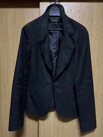 립 서비스 블랙 스트라이프 테일러드 자켓