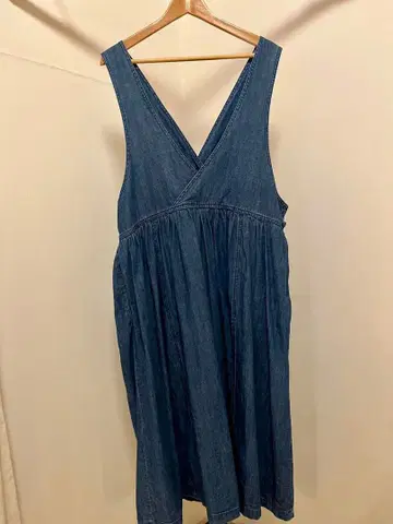 08Mab 데님 카슈쿨 원피스 프리 사이즈