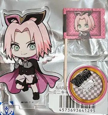 NARUTO 프린세스 카페 사쿠라 미니 캐릭터 아크릴 스탠드