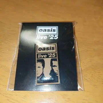 새상품 정품 oasis live '25 핀 배지 완판템 오아시스