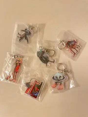 이탈리안 레인 낚싯대 아크릴 키링