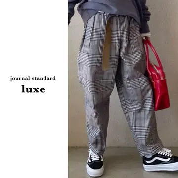 저널 스탠다드 럭스 | 개버 체크 그란디 팬츠