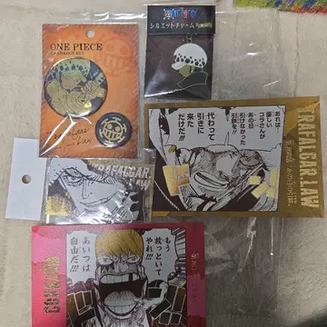 원피스 트라팔가 로 배지 세트