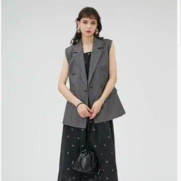 [ 새상품급 ] 더블 테일러드 베스트 사이즈 1