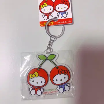 산리오 키티 미미 야마가타 한정판 체리 키링 지역 한정