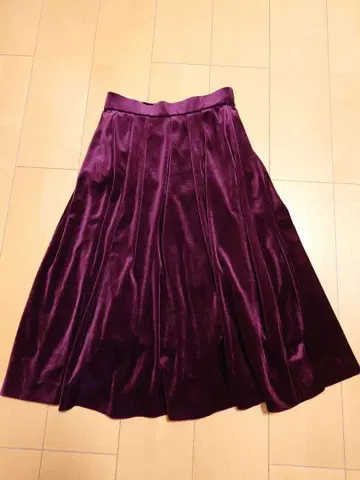 아나이 벨벳 플레어 스커트 사이즈 38