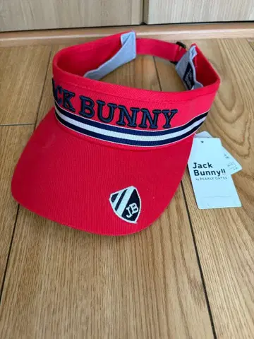 Jack Bunny 빨간색 바이저 사이즈 조절 가능