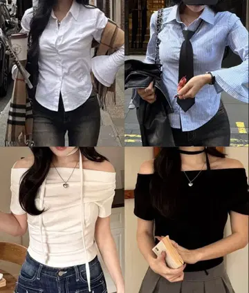 나비 카자네 상의 4세트