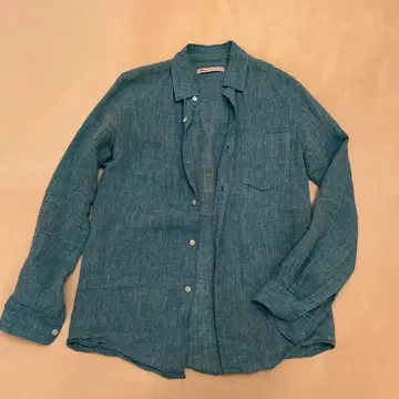 Ron Herman 린넨 셔츠 S 라이트 블루