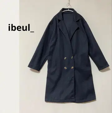[ 새상품 ] ibeul_ 베이직 롱 체스터 코트 L 블랙