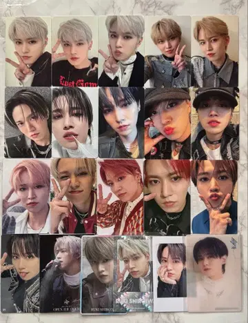 JO1 시로이와 루키 트레이딩 카드류 묶음 판매