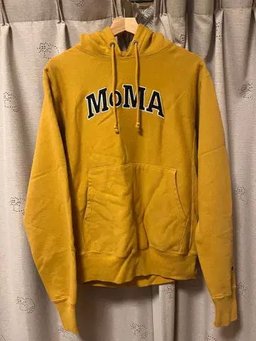 Champion MoMA 로고 후드 부착 후드티 S 사이즈