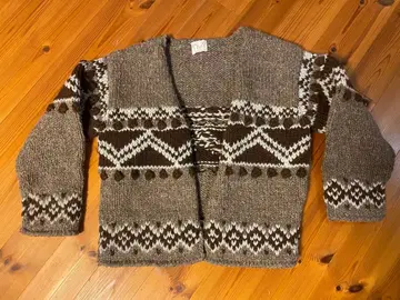 pur 이케다 이즈미 코위찬 핸드니트 가운