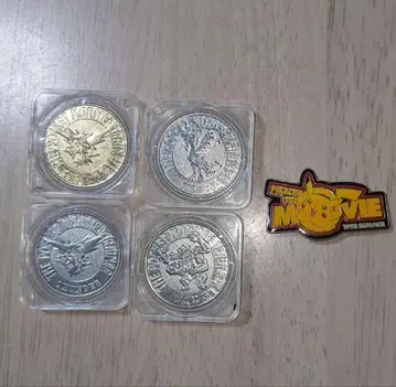 포켓몬 배틀 코인 썬더 카이리키 파이어 피카츄 핀 배지