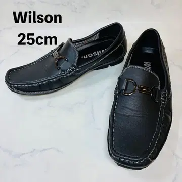 새상품급 Wilson 드라이빙 슬립온 슈즈 블랙 25cm