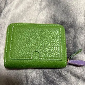 바이컬러 지폐가 접히지 않는 컴팩트 지갑