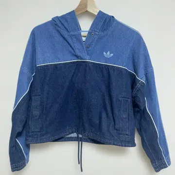 adidas 오리지널스 DENIM HOODIE 풀오버 여성용