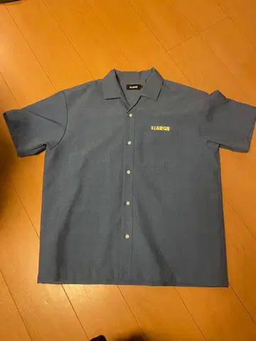 XLARGE 반팔 셔츠 블루