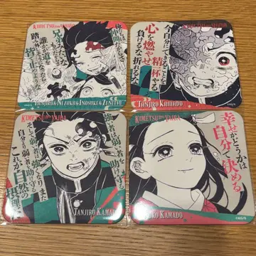 귀멸의 칼날 원화 아트 코스터 카마도 탄지로 네즈코