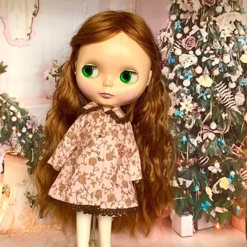 네오 브라이스 리카짱 아웃핏 ~핑크 장미 코트