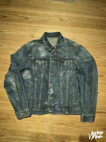 MAZZ destroyed denim jacket