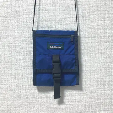 [ 레어 ] 90s L.L.Bean 사코슈 패스 케이스 지갑 블루