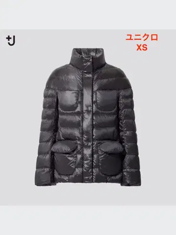 [ 새상품급 ] 유니클로 플러스J 울트라 라이트 다운 다크 그레이 XS