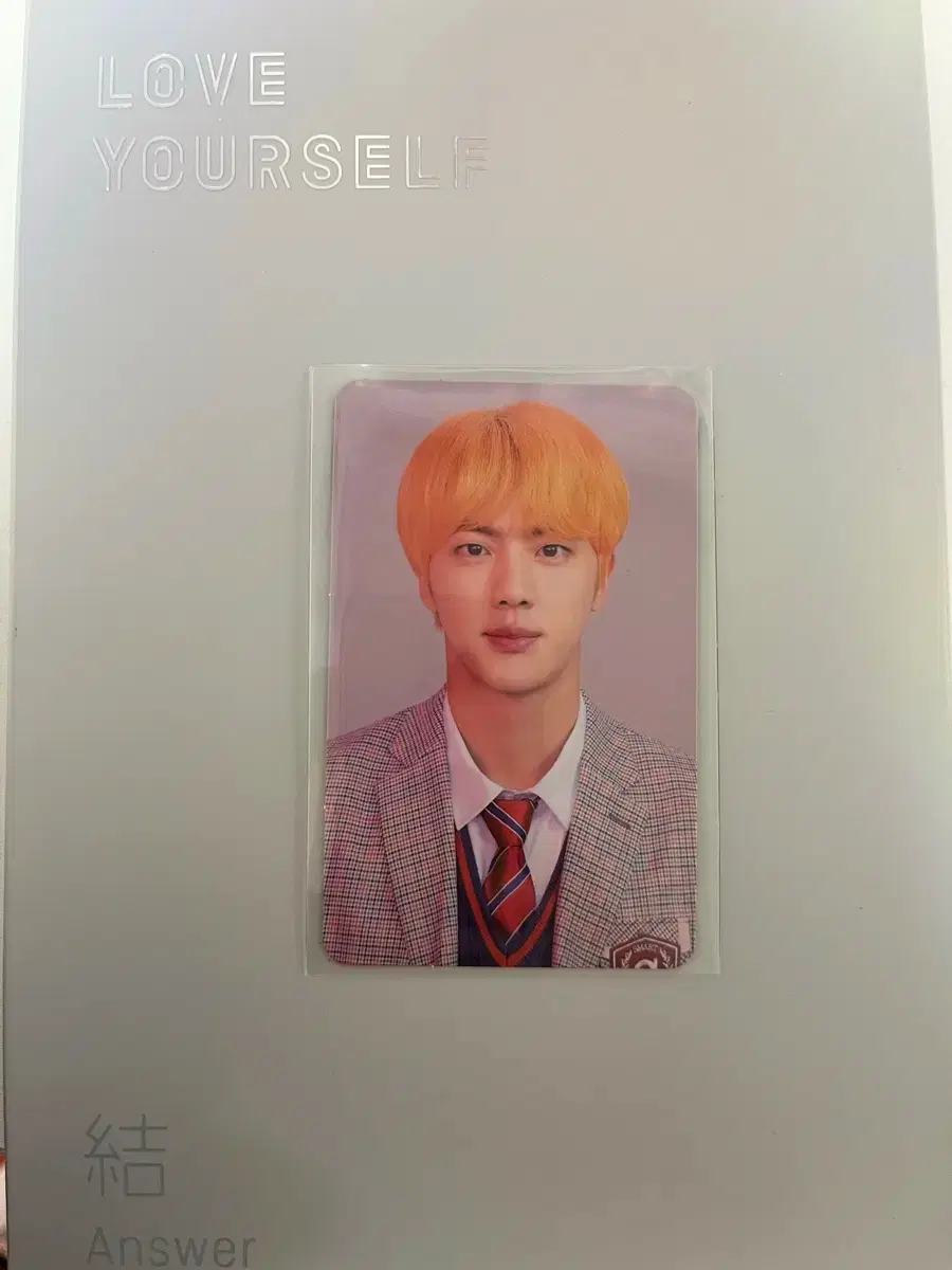 Bangtan Love Yourself L album + Jin poca (official goods included as a freebie)