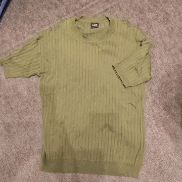 LMG 올리브 그린 반팔 티셔츠