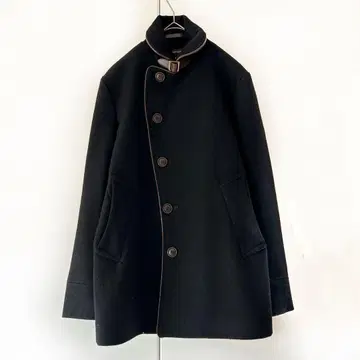 GRAND GLOBAL 숏코트 페이즐리 무늬 블랙 L 사이즈