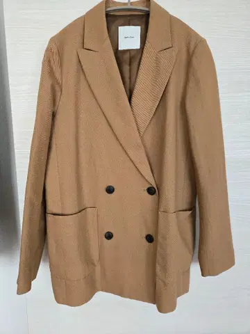 Spick & Span 코튼 트윌 피크드 자켓 38