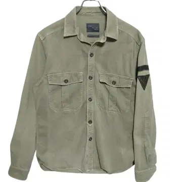 [ 카키 밀리터리 ] ZARA MAN 자켓 오픈 셔츠