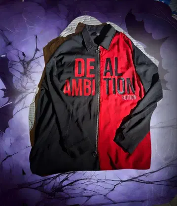 DEAL AMBITION EDITION 바이컬러 지퍼 셔츠